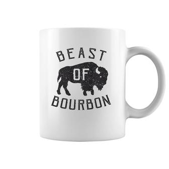 Beast Of Bourbon Drinking Whiskey Bison Buffalo Party Coffee Mug | Mazezy