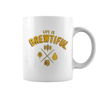 Beer Life Is Brewtiful Coffee Mug | Mazezy UK