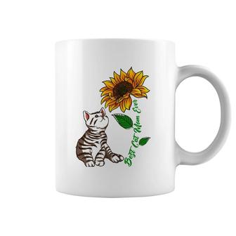 Best Cat Mom Ever Sunflower Mother's Day For Cat Lover Coffee Mug | Mazezy