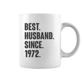 Best Husband Since 1972 49Th Wedding Anniversary Gift Him Coffee Mug | Mazezy