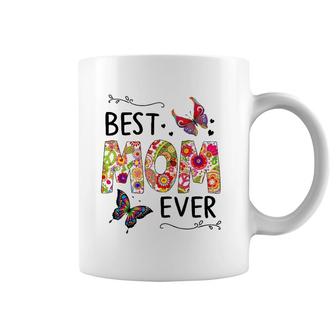 Best Mom Ever Colored Patterns Mother's Day Mama Birthday Coffee Mug | Mazezy
