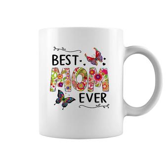 Best Mom Ever Colored Patterns Mother's Day Mama Coffee Mug | Mazezy