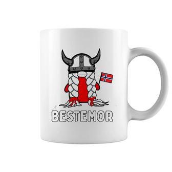 Bestemor Nordic Gnome Viking Nisse Norwegian Grandmother Coffee Mug | Mazezy