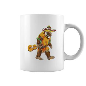 Bigfoot El Squatcho Sasquatch Cinco De Mayo Mexican Coffee Mug | Mazezy