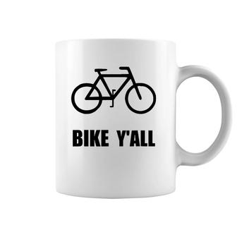 Bike Y’All Funny Mountain Bike Coffee Mug | Mazezy