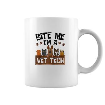 Bite Me Im A Vet Tech Coffee Mug | Mazezy
