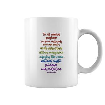 Black Pride Equality Quote Coffee Mug | Mazezy
