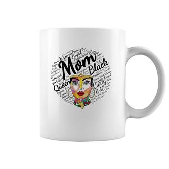 Black Queen Mom Gift African American Mother's Day Coffee Mug | Mazezy