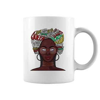 Black Queen S For Women African American Natural Afro Coffee Mug | Mazezy AU