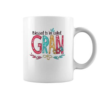 Blessed To Be Called Gran Colorful Mother's Day Gift Coffee Mug | Mazezy AU