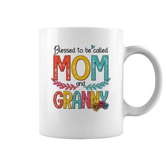 Blessed To Be Called Mom And Granny Coffee Mug | Mazezy