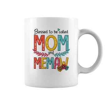 Blessed To Be Called Mom And Memaw Coffee Mug | Mazezy