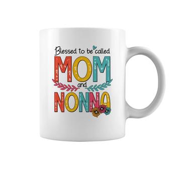Blessed To Be Called Mom And Nonna Coffee Mug | Mazezy
