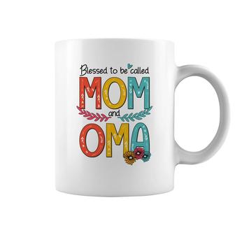 Blessed To Be Called Mom And Oma Coffee Mug | Mazezy