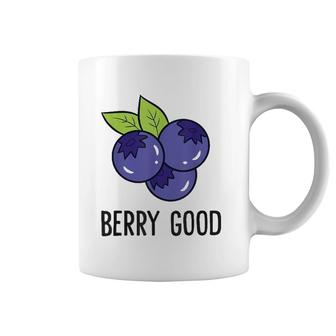Blueberry Fruit Berry Good Blueberry Fruit Love Blueberries Coffee Mug | Mazezy