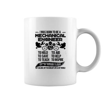 Born To Be A Mechanical Engineer Coffee Mug | Mazezy
