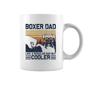Boxer Dad Like A Regular Dad But Cooler Boxer Dog Lovers Coffee Mug | Mazezy