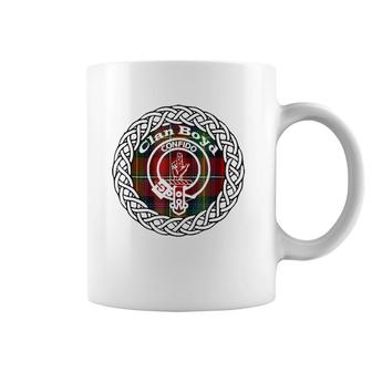 Boyd Surname Scottish Clan Tartan Crest Badge Coffee Mug | Mazezy