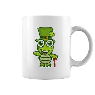 Boys St Patricks Day Turtle With St Patricks Costume Coffee Mug | Mazezy