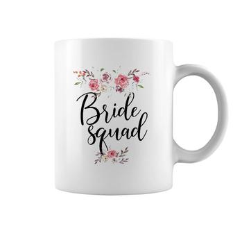 Bride Squad Wedding Gift For Bridesmaid Bridal Shower Coffee Mug | Mazezy