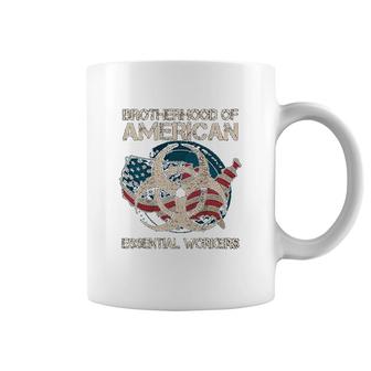 Brotherhood Of American Essential Worker Essential Employee Coffee Mug - Thegiftio UK