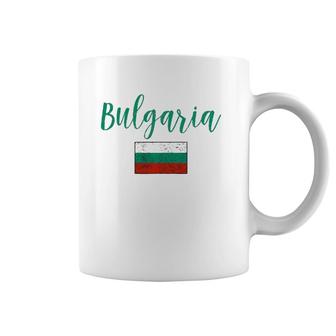 Bulgaria Bulgarian Flag Vintage Coffee Mug | Mazezy UK