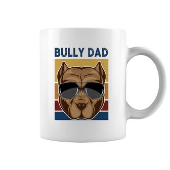 Bully Dad Funny American Bully Dog Owner Dog Dad Father's Day Coffee Mug | Mazezy