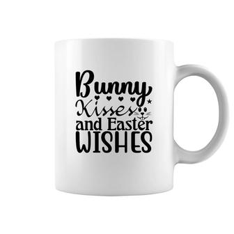 Bunny Kisses And Easters Wishes Coffee Mug | Mazezy