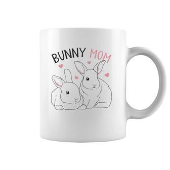 Bunny Mom Rabbit Love Easter Girls Womens Coffee Mug | Mazezy