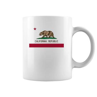 California 'Bear Republic' State Flag Coffee Mug | Mazezy CA