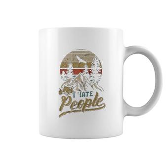 Camping I Hate People Camper Lovers Coffee Mug | Mazezy