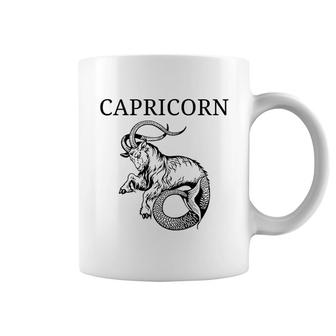 Capricorn Astrology Large Sea Goat Zodiac Symbol Capricorn Coffee Mug - Thegiftio UK