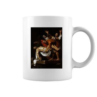 Caravaggio's The Entombment Of Christ Coffee Mug | Mazezy