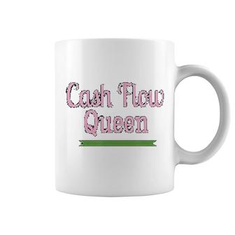 Cash Flow Queen Realtor Coffee Mug | Mazezy