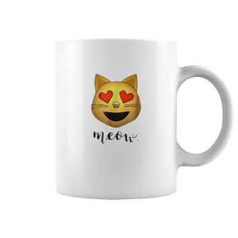 Cat Heart Eyes Coffee Mug | Mazezy