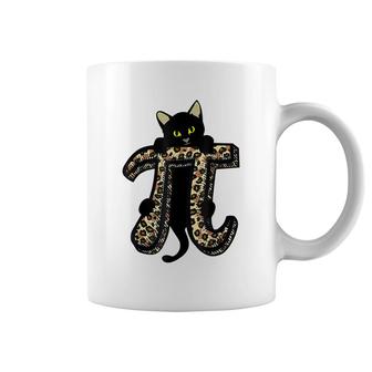 Cat Leopard Happy Pi Day Math Teacher Students Kids 314 Coffee Mug - Seseable