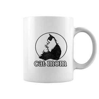 Cat Mom I Love My Tuxedo Cat Coffee Mug | Mazezy