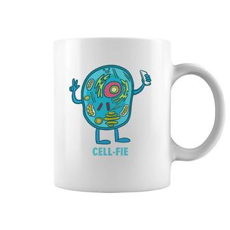 Cell Fie Funny Cell Selfie Science Biology Teacher Coffee Mug | Mazezy