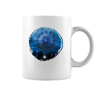 Celtic Stonehenge Mandala Medallion Gothic Fan Fun Coffee Mug | Mazezy