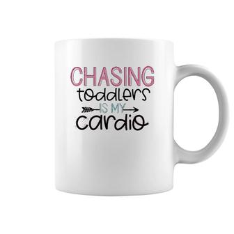 Chasing Toddlers Is My Cardio Gift Funny Mothers Day Coffee Mug | Mazezy