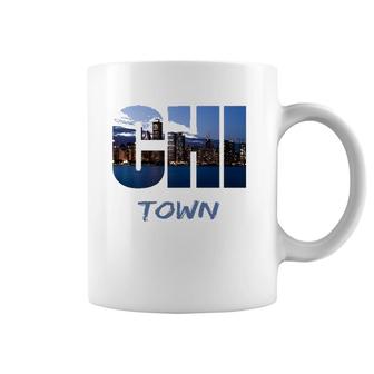 Chi Town Windy City Chicago Skyline Art Gift Southside Home Coffee Mug | Mazezy