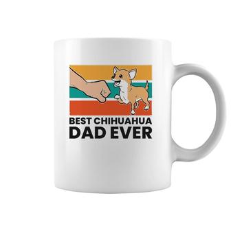 Chihuahua Papa Best Chihuahua Dad Ever Coffee Mug | Mazezy