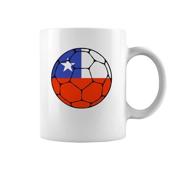 Chile Soccer Ball Flag Jersey Futbol Chilean Football Gift Coffee Mug | Mazezy