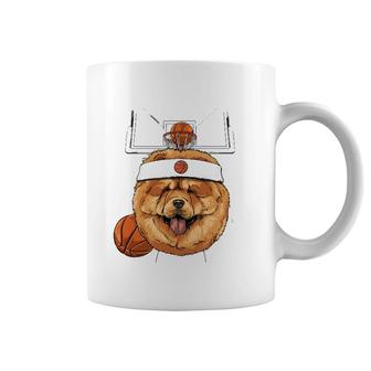 Chow Chow Basketball Dog Lovers Basketball Player Coffee Mug | Mazezy