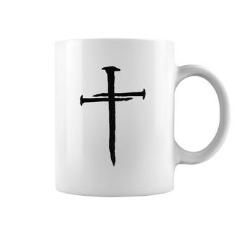Christian Jesus Nail Cross Coffee Mug | Mazezy