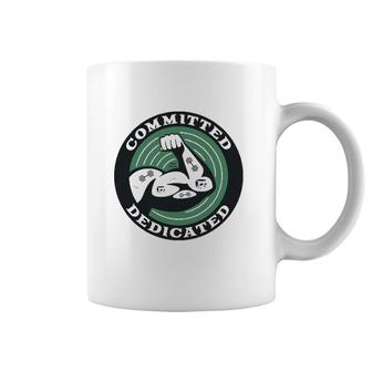 Committed And Dedicated Essential Coffee Mug | Mazezy