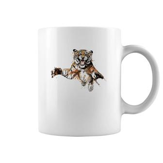 Cool Bengal Tiger Watercolor Bengal Outfit Coffee Mug | Mazezy