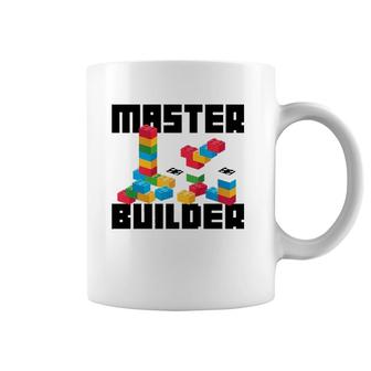 Cool Master Builder Funny Building Blocks Gift Men Women Coffee Mug | Mazezy