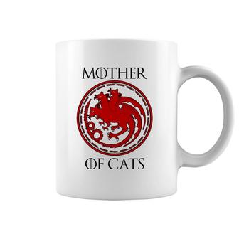 Cool Mother Of Cats Design For Cat And Kitten Enthusiasts Coffee Mug | Mazezy