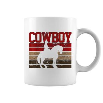 Cowboy Rodeo Horse Gift Country Coffee Mug | Mazezy